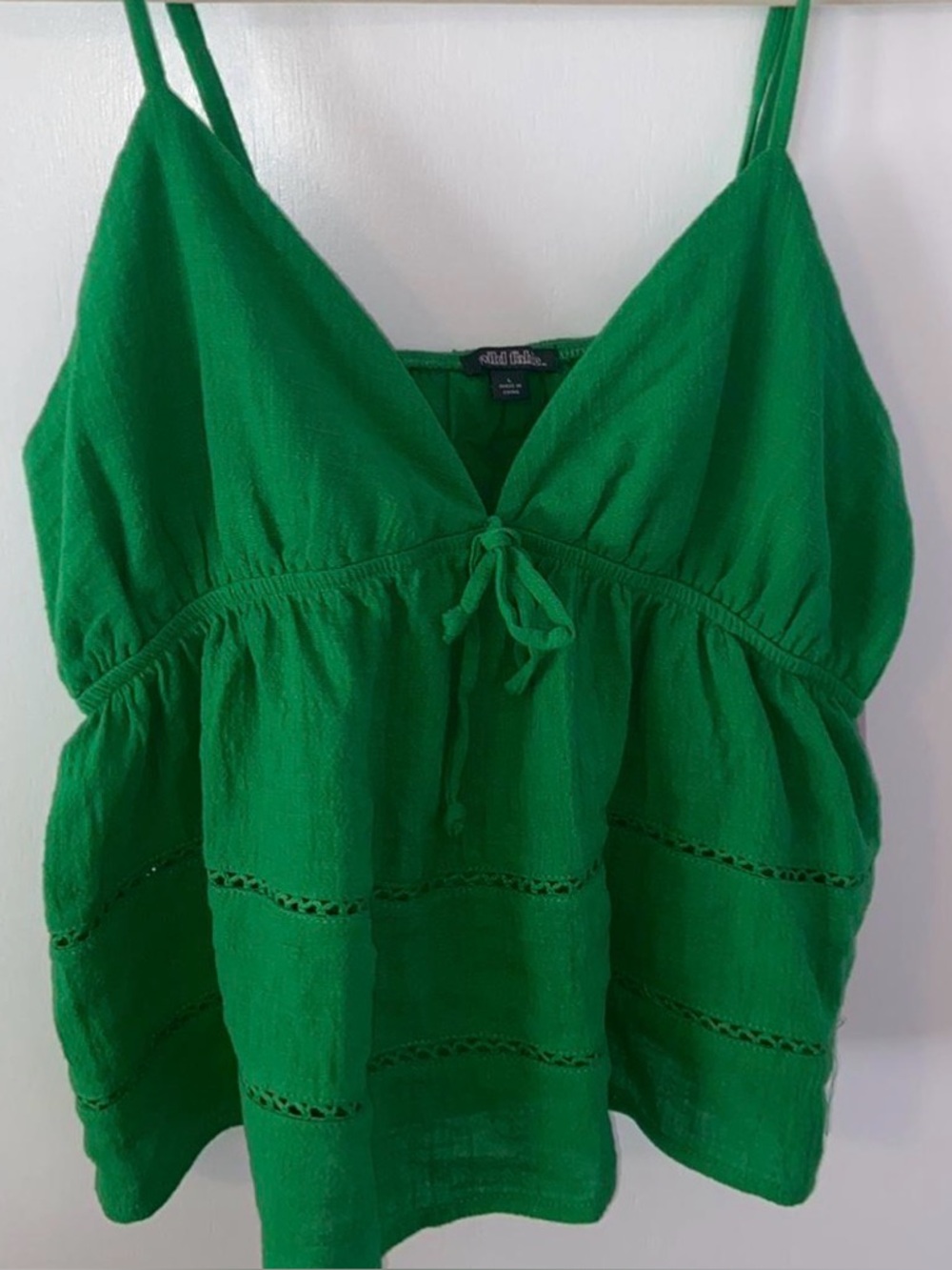 Wild Fable Emerald Camisole Crop Top
